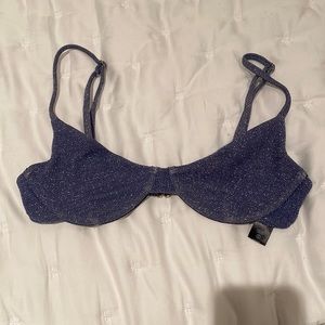 Sparkly swim suit top size small